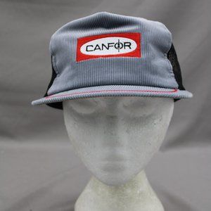 Vintage Corduroy Trucker Hat - Canfor Logging - Adult Snapback